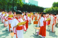 传统文化进驻小学 用“国学”弘扬传统文化
